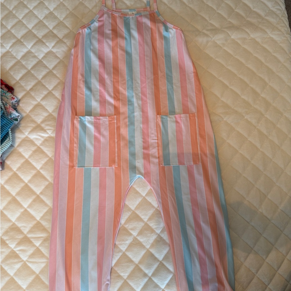 Striped Pastel Jumpsuit